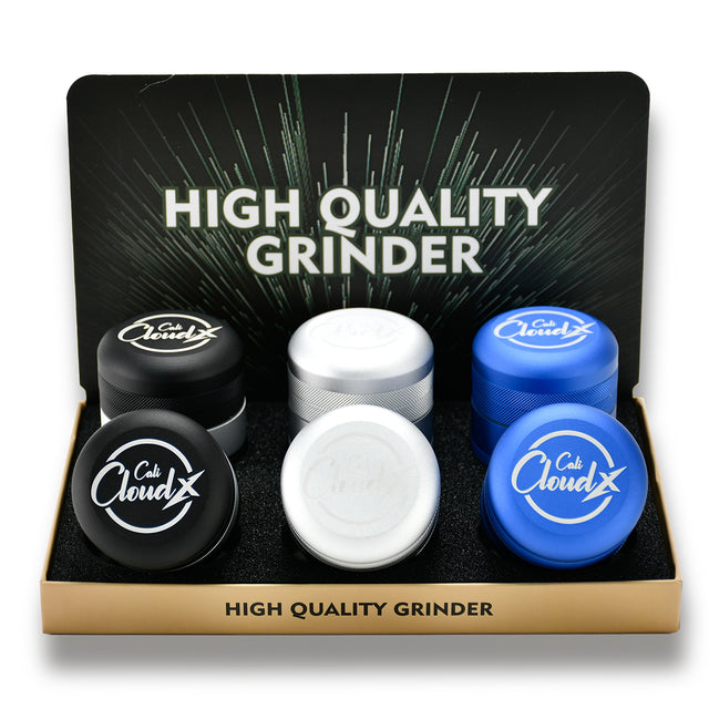 4-Piece Premium Herb Grinder – Double Grinding Chamber