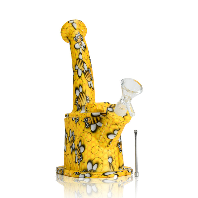 8" Printed Silicone Waterpipe