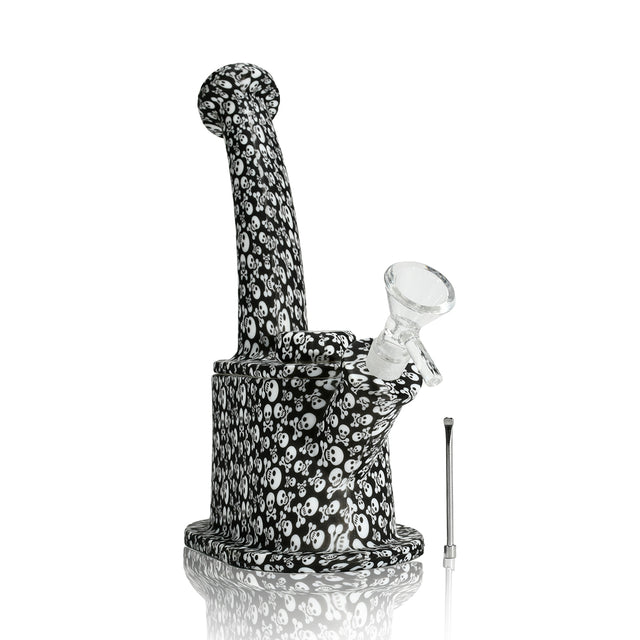 8" Printed Silicone Waterpipe