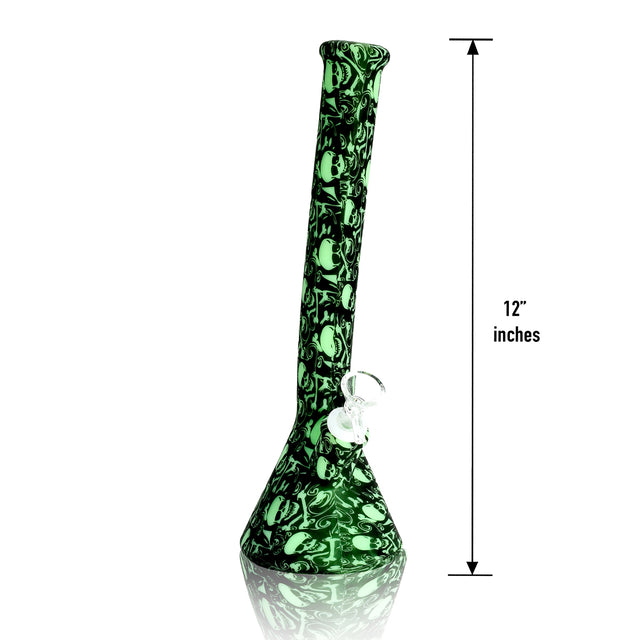 12" Printed Silicone Beaker Waterpipe