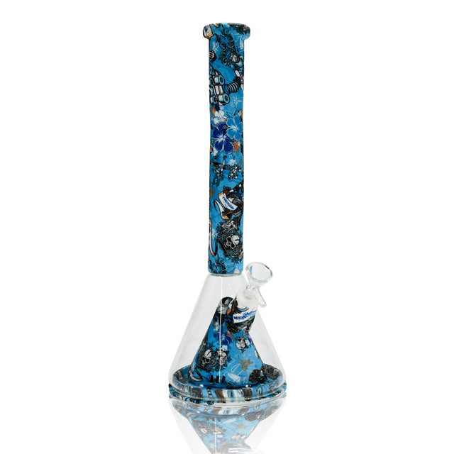 14" Printed Silicone Beaker Waterpipe