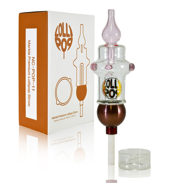 Lolli Pop Marble Premium Lollipop Straw – Premium Dab Straw Kit