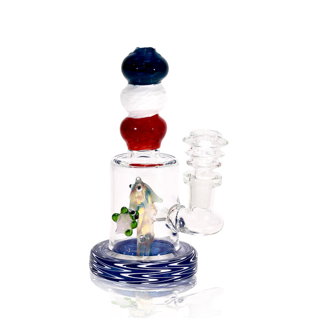 6" Color Dog Water Pipe