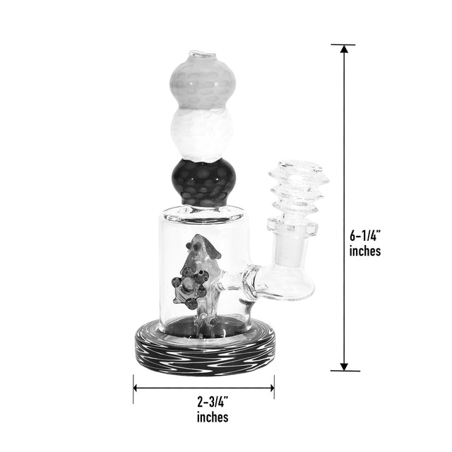 6" Color Dog Water Pipe