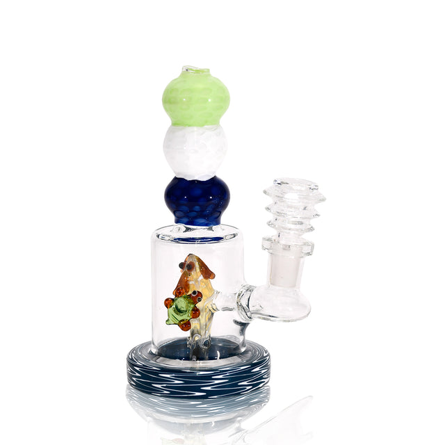 6" Color Dog Water Pipe