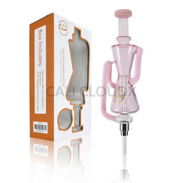 Cali CloudX Dual Dome Extend CX Recycler Premium Dab Straw Kit Nectar collector