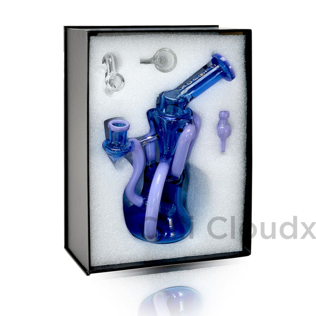 Double Color Recycler Water Pipe In Box