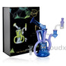 Double Color Recycler Water Pipe In Box Blue