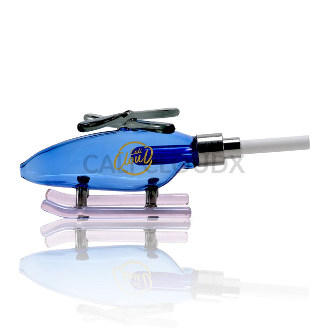 Helicopter Nectar Collector | Dab Tool/ Dab Straw Blue Nectar collector