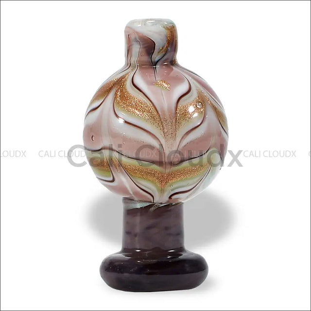 Shiny Brush Swirl Carb Cap - Cali Cloudx Inc