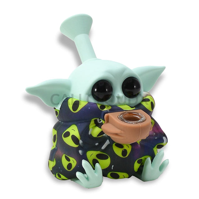 5 Silicone Sitting By Character Printed Waterpipe