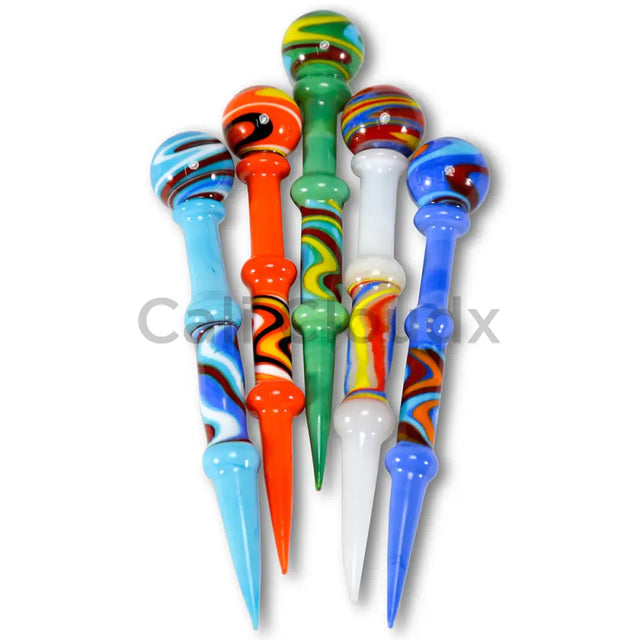 Spiral Art Marble With Sphere Top Dabber
