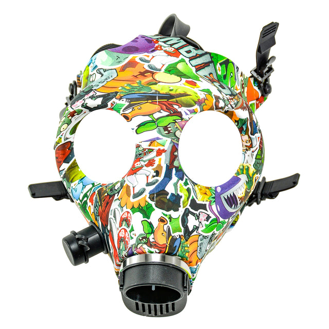Gas Masks Printed with Skull Design waterpipe