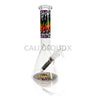 10’’ Beaker Water Pipe with Wrap & Rake Design Assorted Colors