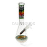 10’’ Beaker Water Pipe with Wrap & Rake Design Assorted Colors