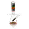 10’’ Beaker Water Pipe with Wrap & Rake Design Assorted Colors