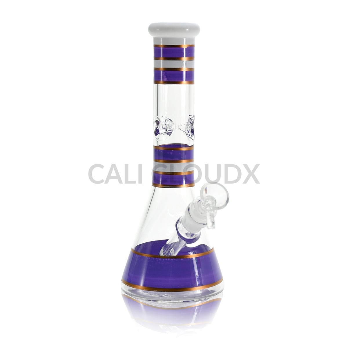 10’’ Color Stripe Glass Waterpipe Assorted Colors