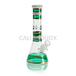 10’’ Color Stripe Glass Waterpipe Assorted Colors