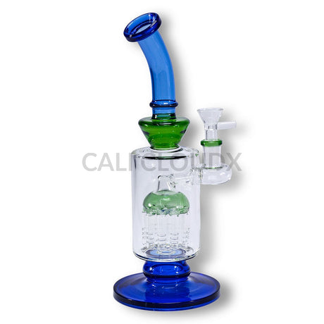 10 Color Tube Tree Perc. Water Pipe By Cali Cloudx Glass