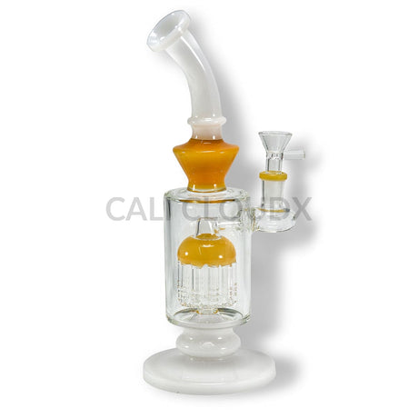 10 Color Tube Tree Perc. Water Pipe By Cali Cloudx Glass