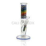 10 Inch Zigzag Color Straight Waterpipe Assorted Colors