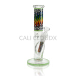 10 Inch Zigzag Color Straight Waterpipe Assorted Colors
