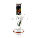 10 Inch Zigzag Color Straight Waterpipe Assorted Colors