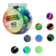 10 ML Silicone Round Container - 40 Count