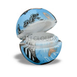 10 ML Silicone Round Container Printed - 40 Count