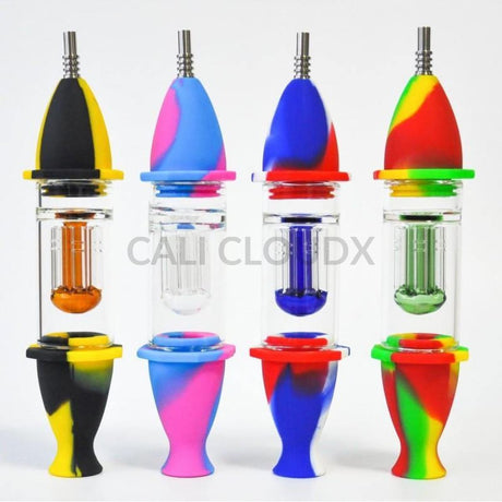8" Silicone & Glass Tree Nectar Collector - Cali Cloudx Inc