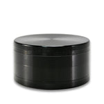 100Mm Round Aluminum Grinder Black