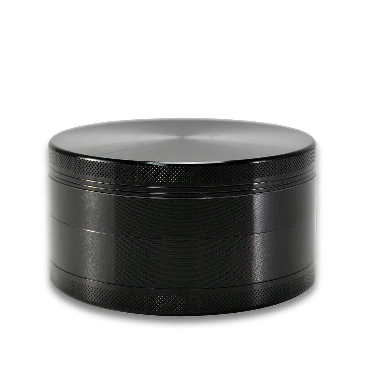 100Mm Round Aluminum Grinder Black