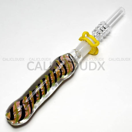 10mm Color Spiral Design Honey Straw - Cali Cloudx Inc