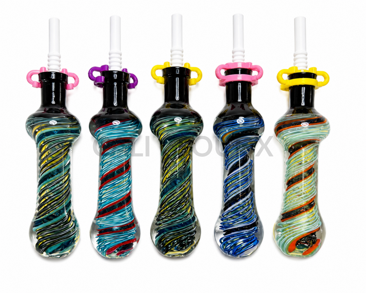 10mm Glass Art Honey Straw - Dabber