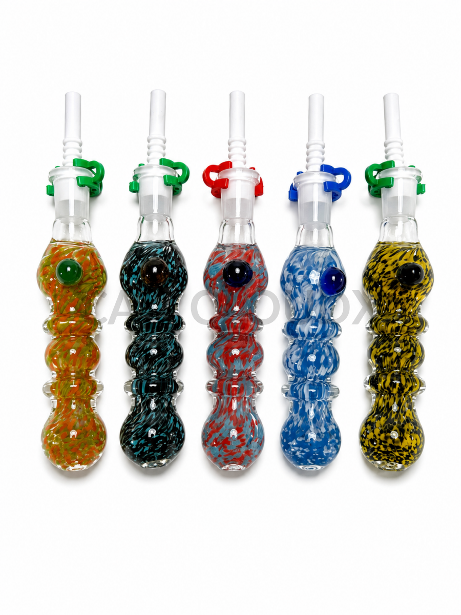 10mm Glass Art Honey Straw - Dabber