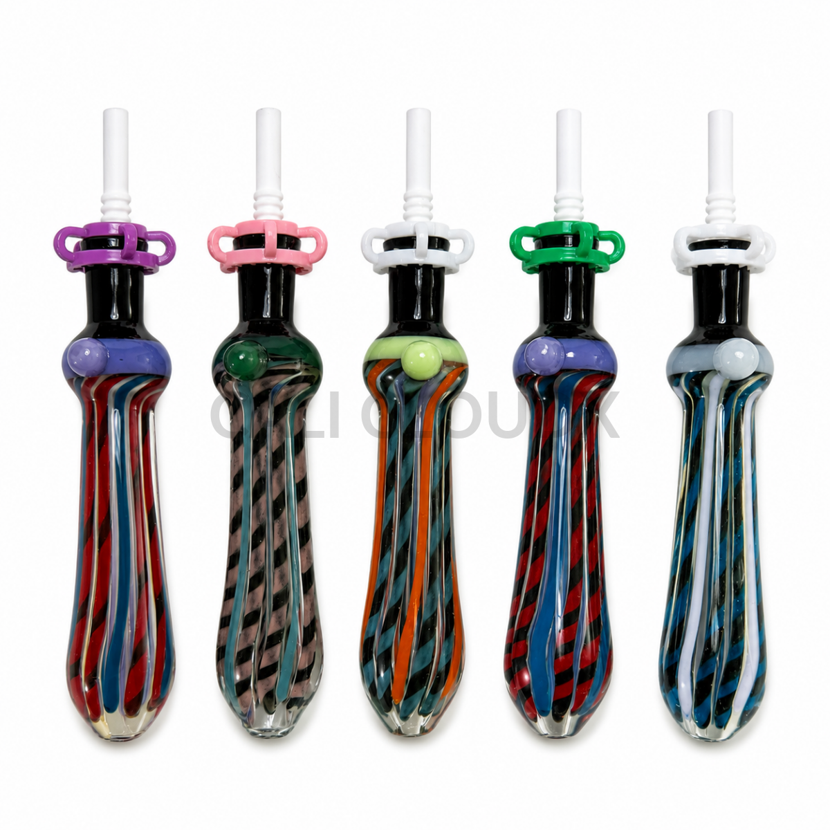 10mm Glass Art Honey Straw - Dabber