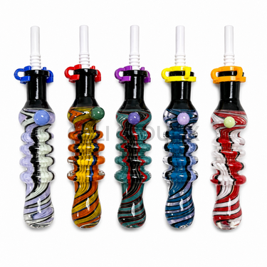 10mm Glass Art Honey Straw - Dabber
