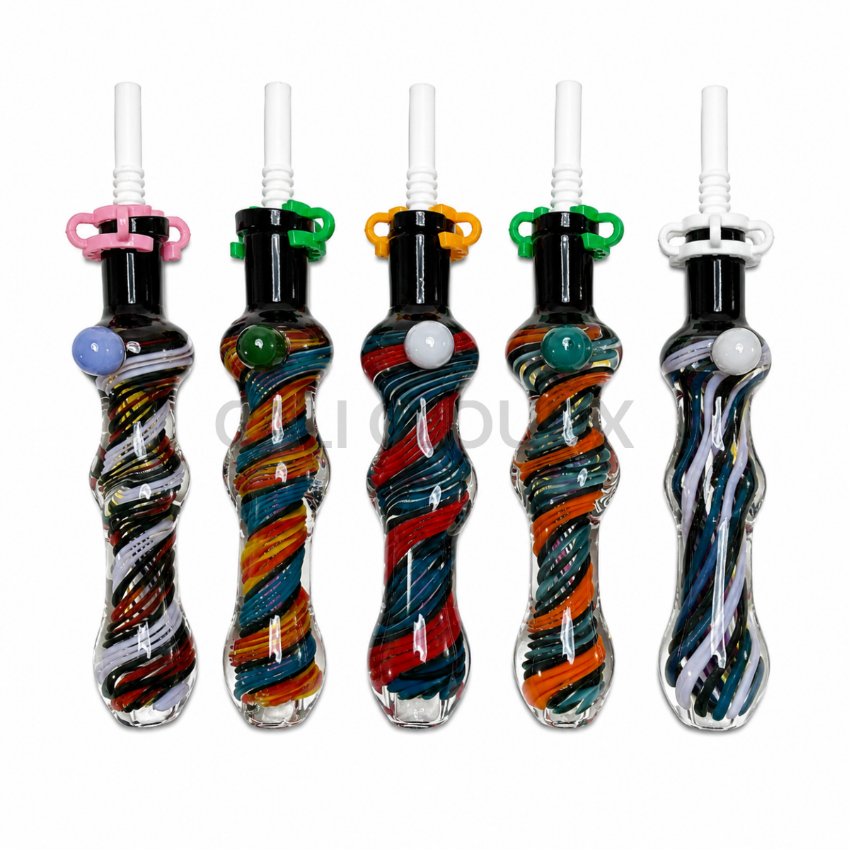 10mm Glass Art Honey Straw - Dabber