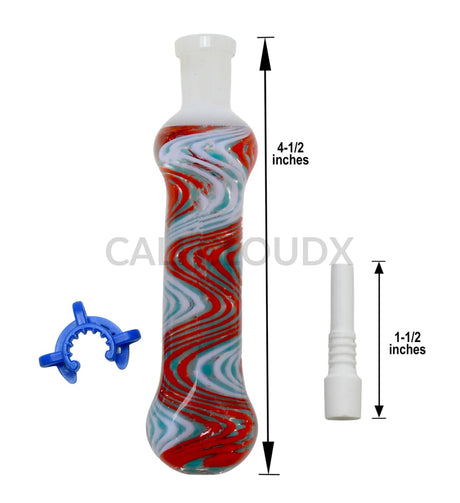 10mm Swirl Design Honey Straw