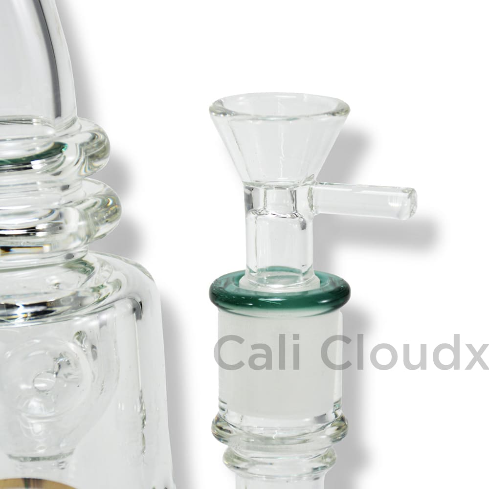 11 Color Ring Clear Recycle Water Pipe By Cali Cloudx Glass