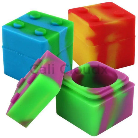 11 ml Cube Silicone Jar - Cali Cloudx Inc