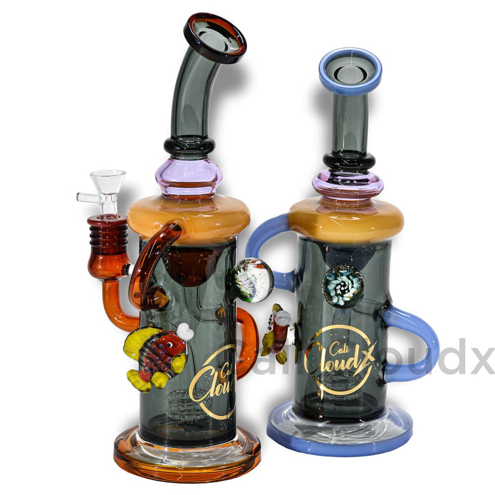 11 Sea Theme Recycle Water Pipe By Cali Cloudx Glass Waterpipe