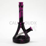 12" Silicone & Glass Beaker - Cali Cloudx Inc