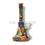 12 Silicone & Glass Beaker- Printed Waterpipe