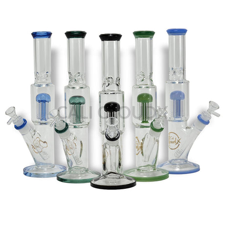 13 Color Tree Perc. Straight Water Pipe By Cali Cloudx