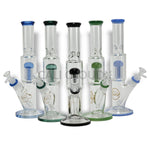 13 Color Tree Perc. Straight Water Pipe By Cali Cloudx