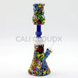 13" Silicone Tree Perc. Beaker- Printed - Cali Cloudx Inc