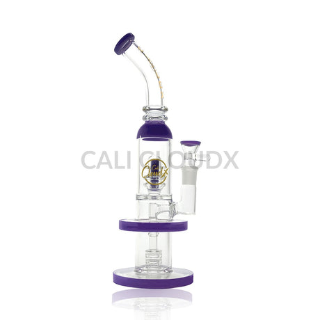 14’ Round Handle Premium Waterpipe Purple