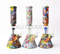 14” Silicone Bee Tree Perc. Water pipe- Printed - Cali Cloudx Inc