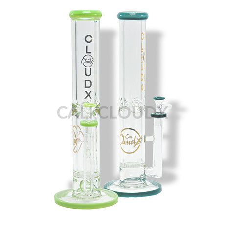 14 Single Honey Comb Straight Water Pipe By Cali Cloudx
